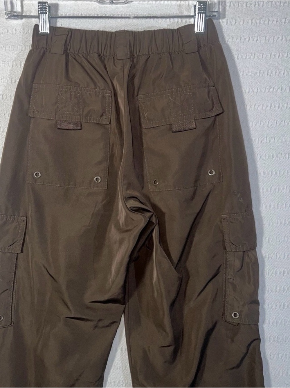 Alo Yoga It Girl Cargo Jogger Pant Womens XS Espresso Brown - Picture 4 of 6